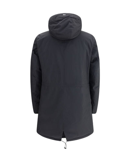 Herno Black Polyester Parka