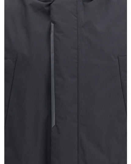 Herno Black Polyester Parka