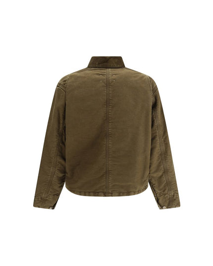 Margiela Bicolor Cotton Denim Jacket