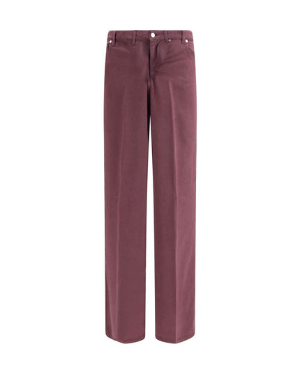 Cruna Purple Tencel Relaxed Fit Jeans