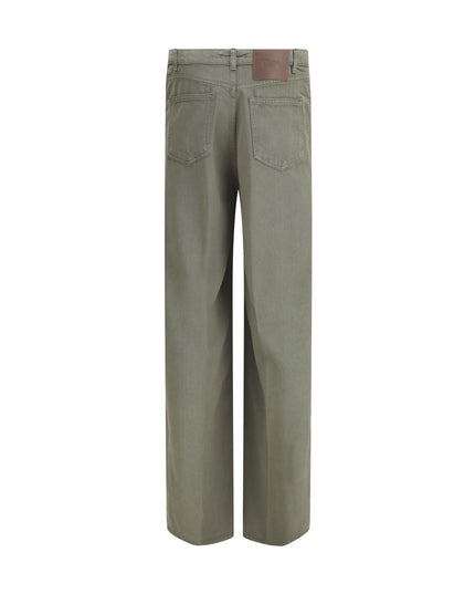 Cruna Green Tencel Relaxed Fit Jeans