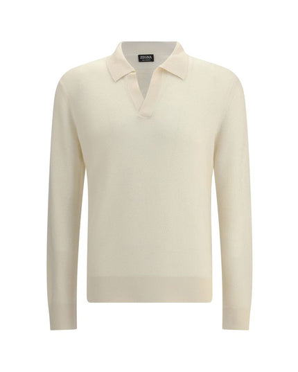 ZEGNA White Cashmere Shirt