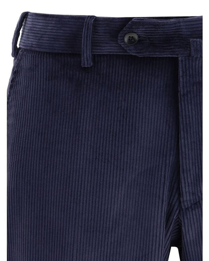 Gi Capri Blue Cotton Two-Piece Suit