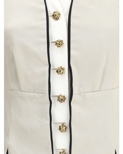 Chloé Silver Silk Coat