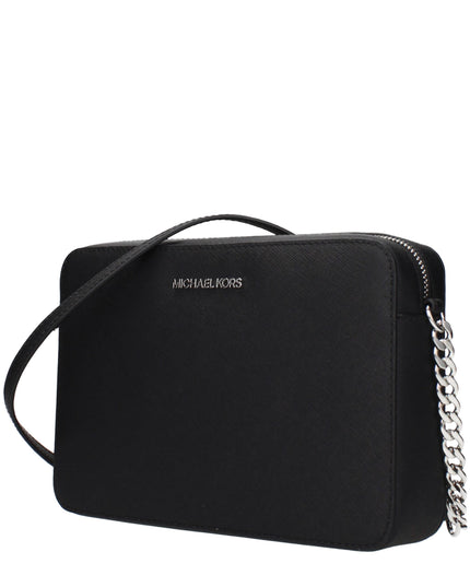 Michael Kors Black Leather Crossbody Bag