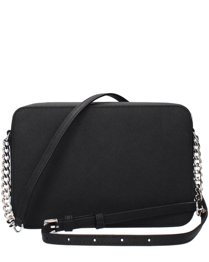 Michael Kors Black Leather Crossbody Bag