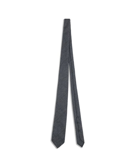 Brioni Gray Wool Tie