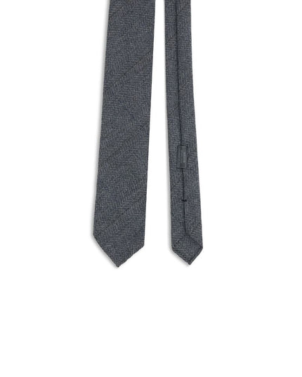 Brioni Gray Wool Tie