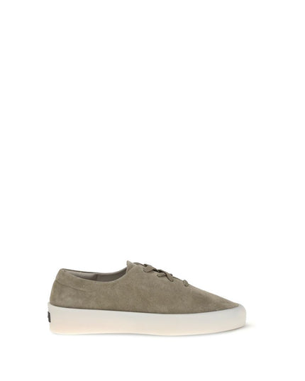 Fear Of God Beige Leather Low Top Sneakers