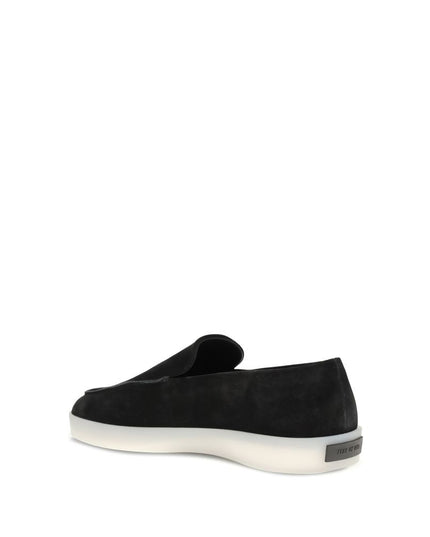 Fear Of God Black Leather Slip-On Loafers