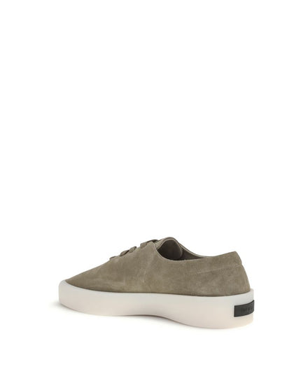 Fear Of God Beige Leather Low Top Sneakers