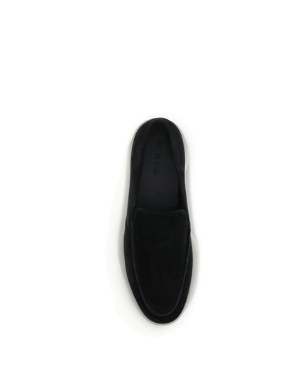 Fear Of God Black Leather Slip-On Loafers