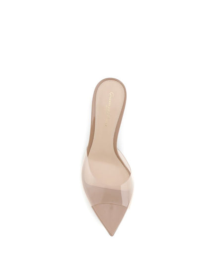 Gianvito Rossi Beige Polyurethane Stiletto Heel Sandals