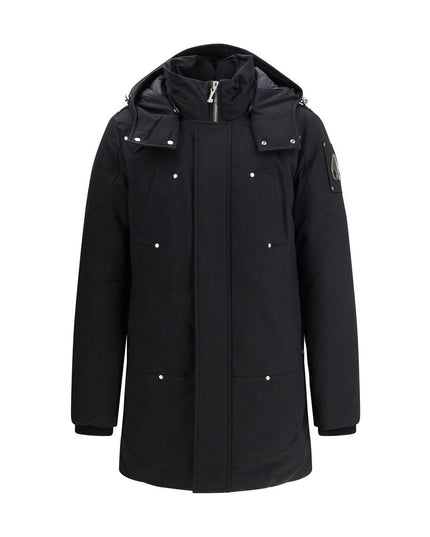 Moose Knuckles Black Cotton Parka