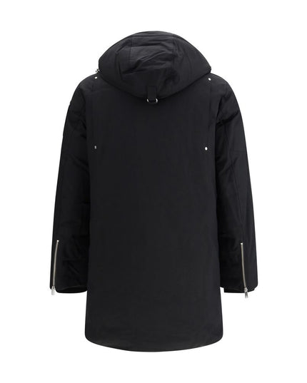 Moose Knuckles Black Cotton Parka