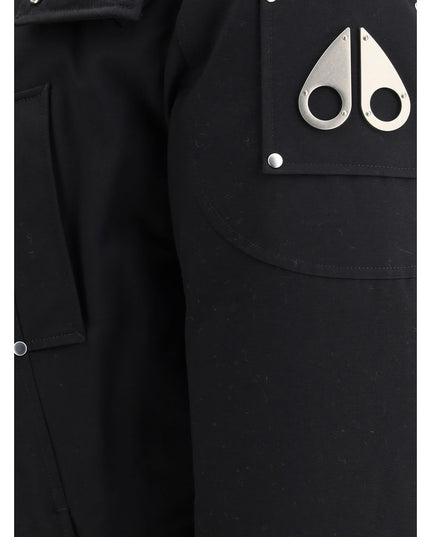 Moose Knuckles Black Cotton Parka