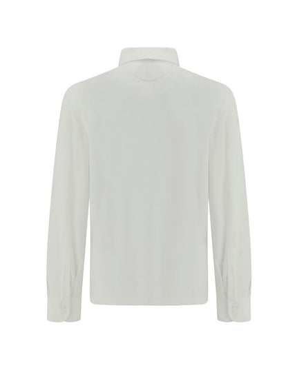 Brunello Cucinelli White Cotton Dress Shirt