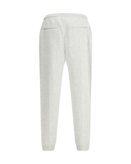 Brunello Cucinelli Gray Cotton Joggers (Workout Pants)