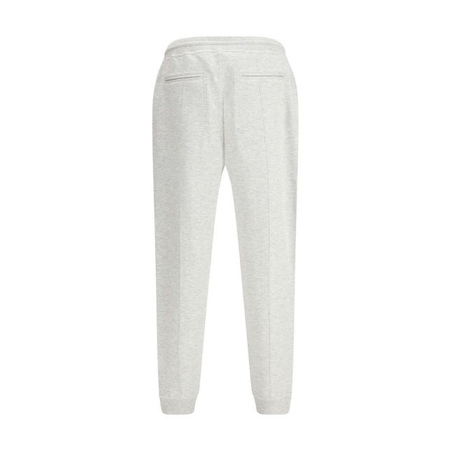 Brunello Cucinelli Gray Cotton Joggers (Workout Pants)