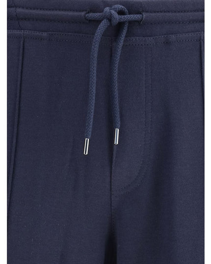 Brunello Cucinelli Blue Cashmere Athletic Pants