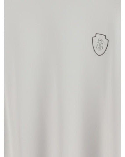 Brunello Cucinelli White Polyamide T-Shirt