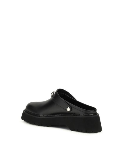 Gucci Black Leather Mules