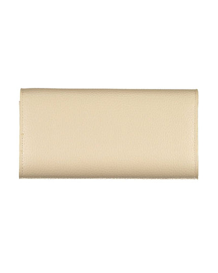 Mario Valentino Beige Polyurethane Women Wallet