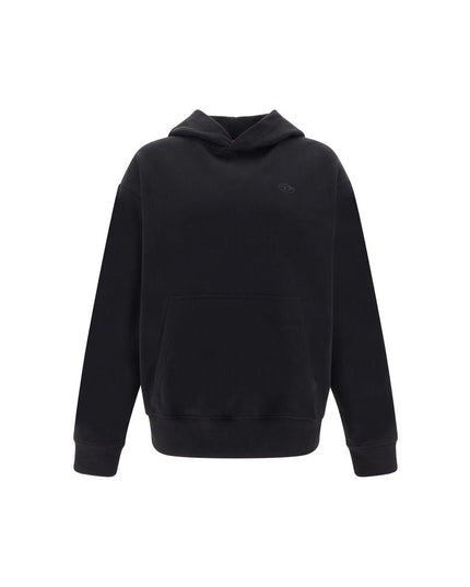 Diesel Black Elastane Sweatshirt
