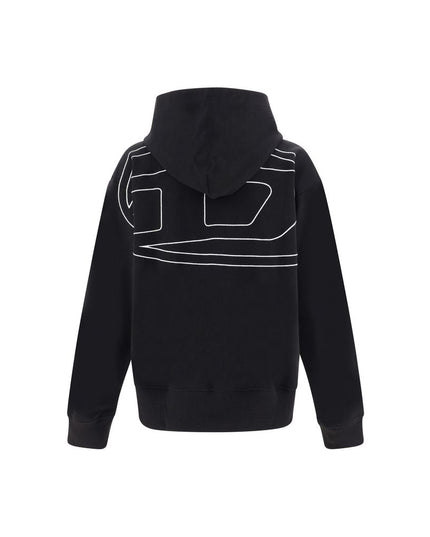 Diesel Black Elastane Sweatshirt