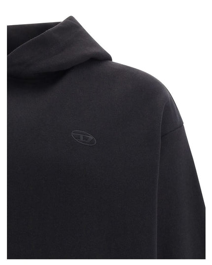 Diesel Black Elastane Sweatshirt