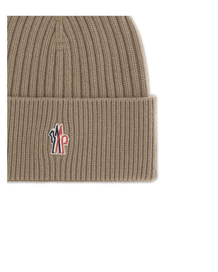Moncler Grenoble Beige Cashmere Beanie