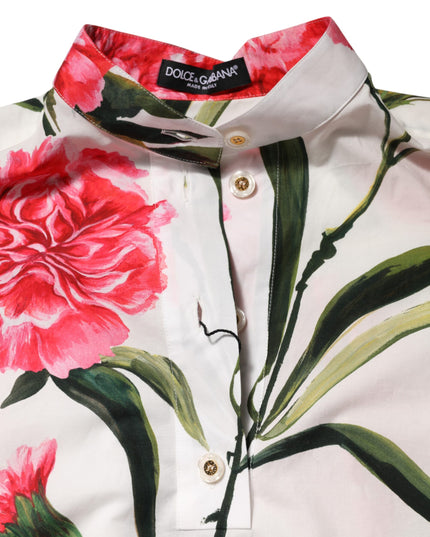 Dolce & Gabbana Multicolor Floral Long Sleeves Blouse Top