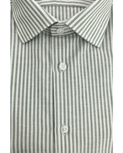 Baldinini Trend Green Cotton Men Shirt