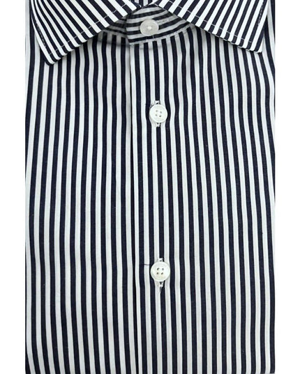 Baldinini Trend Blue Cotton Men's Shirt