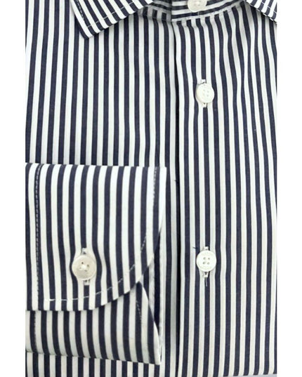 Baldinini Trend Blue Cotton Men's Shirt