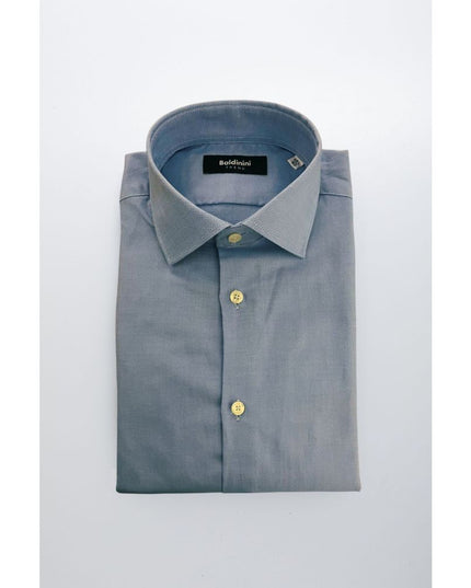 Baldinini Trend "Light Blue Cotton Men Shirt"
