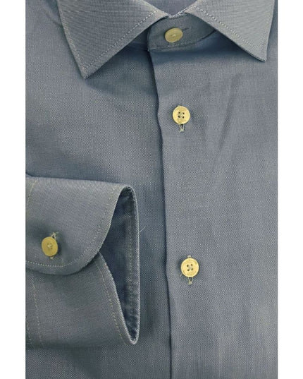 Baldinini Trend "Light Blue Cotton Men Shirt"