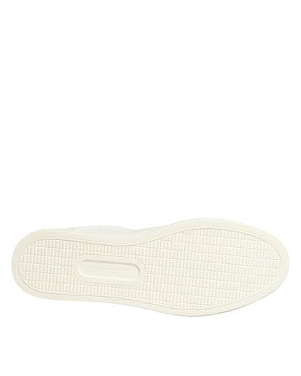 Dolce & Gabbana White Heart Embellished Sneakers Shoes