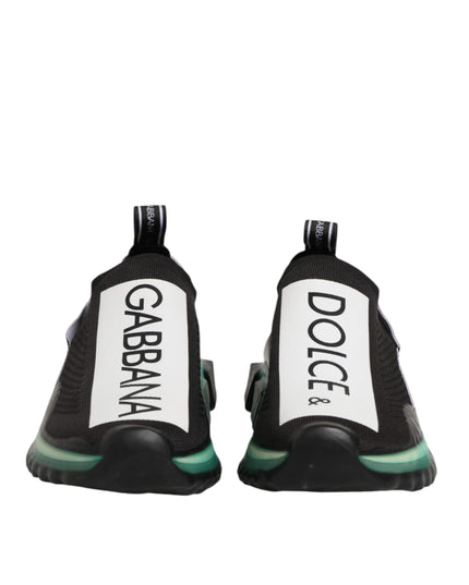 Dolce & Gabbana Black Slip On Sorrento Men Sneakers Shoes