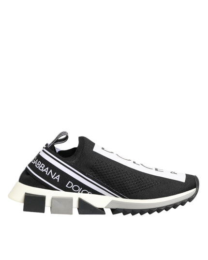 Dolce & Gabbana Black Slip On Sorrento Men Sneakers Shoes