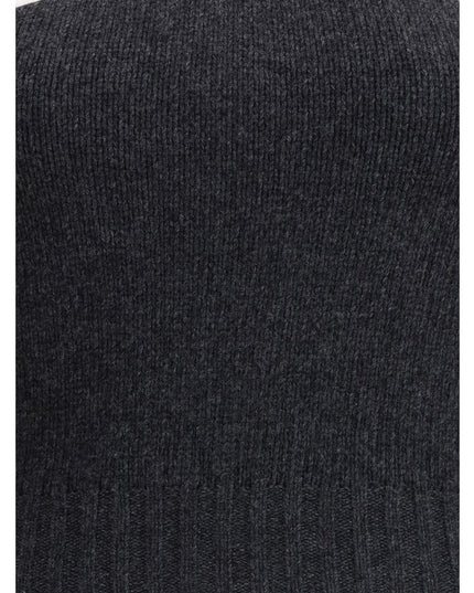 Prada Gray Fleece Wool Top