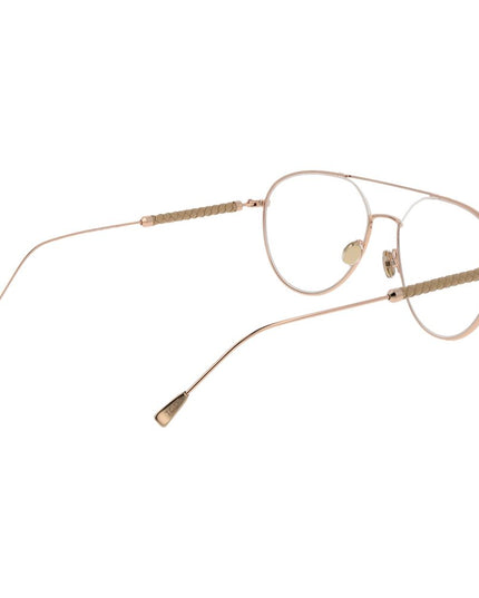 Tod's Rose Gold Metal Glasses (Frames)