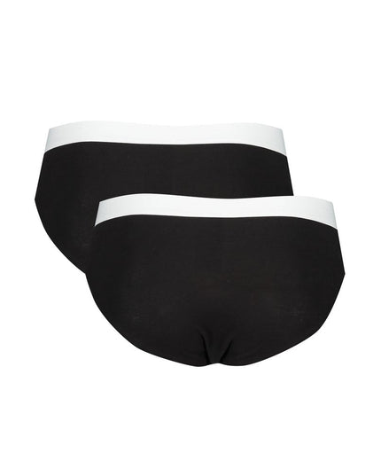 Trussardi Black Cotton Underwear