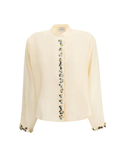 Forte_Forte Multicolor Silk Blouse