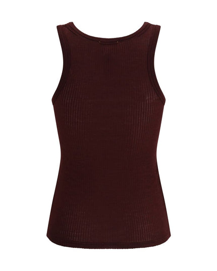 Forte_Forte Brown Fleece Wool Top