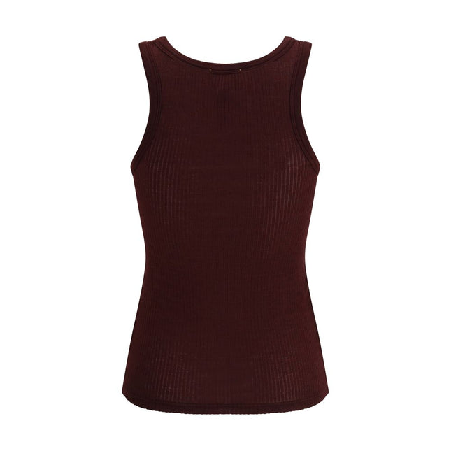 Forte_Forte Brown Fleece Wool Top