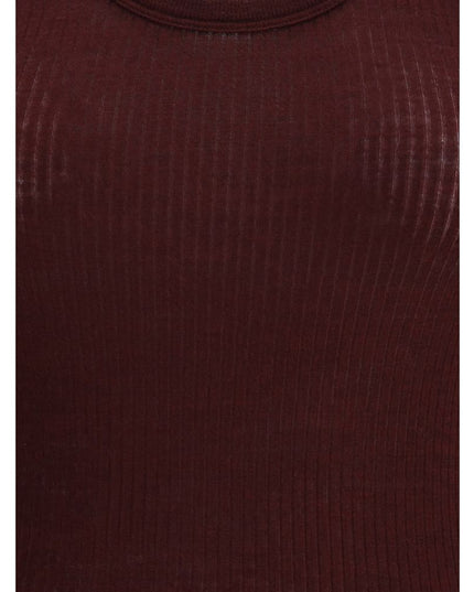 Forte_Forte Brown Fleece Wool Top
