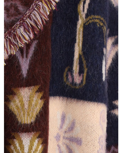 Forte_Forte Multicolor Alpaca Vicugna Pacos Cardigan