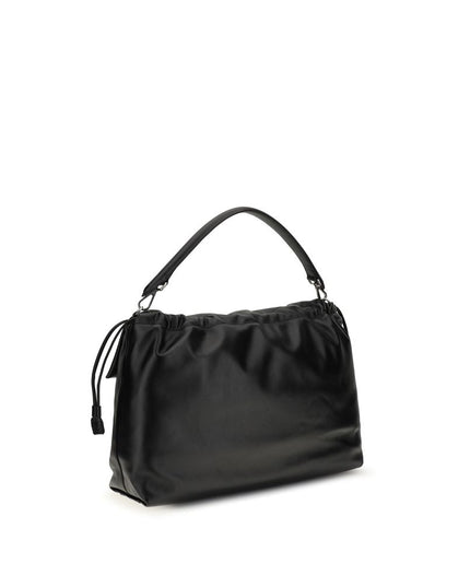 Fendi Black Calf Leather Bos Taurus Shoulder Bag