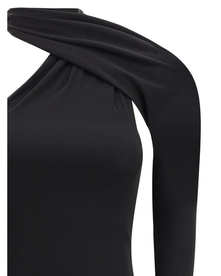 Courrèges Black Viscose Cocktail Dress
